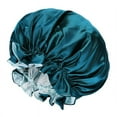 thumbnail image 1 of Reusable Adjustable Satin Silk Cap Night Night Cap Long Curly Natural Straight Hair Cap, 1 of 6