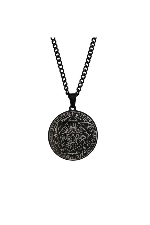Stainless Steel Necklaces Prayer Amulet Pendant Key Tag Protection Necklaces Jewelry for Son Daughter Religious Gift