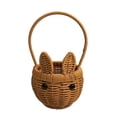 thumbnail image 4 of JASKFLY Handmade Woven Iron Frame Flower Basket(Rabbit Flower Basket)– Unique Decorative Wicker Basket for Floral Arrangements or Gifts, 4 of 4