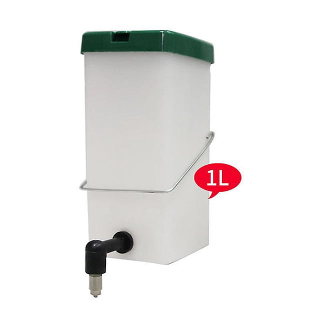 Rabbit Water Feeder Leakage Proof Automatic Drop Resistant Stainless Steel Spout Rabbit Drinking Bottle Dispenser 1L