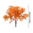 thumbnail image 3 of Gqtwoy Thanksgiving Simulated Maple Leaf Flower Arrangement, Artificial Leaves Bouquet, Home Decoration for Halloween and Autumn, Realistic Fall Decor, Perfect for Indoor and Outdoor Use, 3 of 6