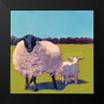 thumbnail image 2 of Young, Carol 15x15 Black Modern Framed Museum Art Print Titled - Sheep Pals III, 2 of 5