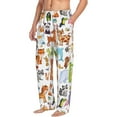 thumbnail image 2 of Kll Mens Pajama Pants For Men,Mens Lounge Pants,Funny Gifts For Men,Men'S Pajama Bottoms-Animal Cartoon Style, 2 of 9