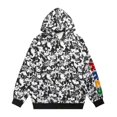thumbnail image 1 of Sudadera con capucha y cremallera original de Hello Kitty de Sanrio para mujer, cárdigan holgado para pareja, abrigo estilo universitario Y2k, sudadera de gran tamaño, 1 of 2