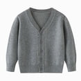 thumbnail image 5 of Gibobby Sweater Toddler Kids Girls and Boys 12 Months 2t 3t 4t Lightweight Soft Cardigan Sweater Casual Kids Winter Clothes(6-7 Years,Grey), 5 of 5