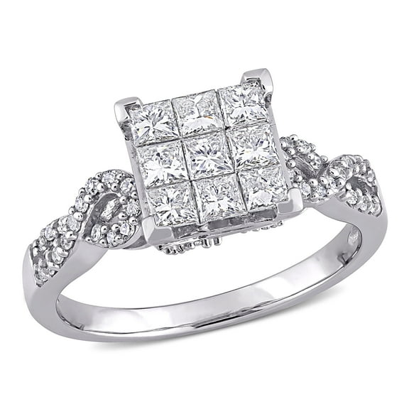 Everly Women's Diamond 10K White Gold Engagement Ring