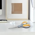 thumbnail image 7 of Westcott 13529 8" Straight Titanium Bonded Scissors with Soft Handle, Grey/Yellow, 7 of 7