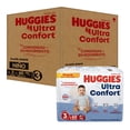 thumbnail image 1 of Pañal Desechable Huggies Ultraconfort Etapa 3 Niño (60 x 3) 180pz, 1 of 6