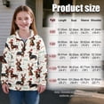 thumbnail image 7 of Uorisanigo Girls Half Zip Sweatshirt Fall Trendy Long Sleeve Pullover Crop Tops Oversized Christmas Dachshund Quarter-Zip Pullover Jacket Athletic Shirts Top Hoodies Winter Clothes, 7 of 7