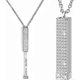 thumbnail image 1 of Hidden Message Necklace(I Love You), Hidden Secret Message Slider Necklace, 1 of 4