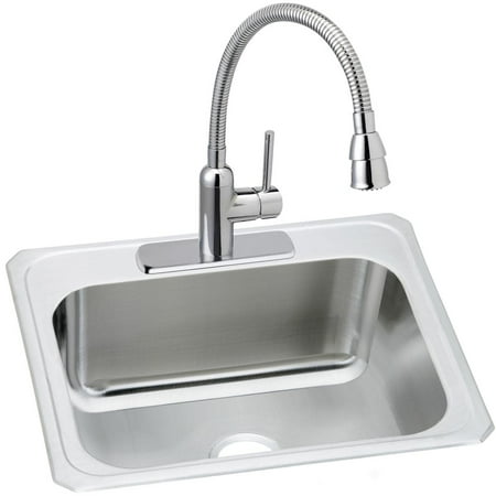Elkay Dcr252210c Celebrity 25" Drop In Laundry Sink - Brushed Satin