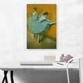 thumbnail image 2 of ARTCANVAS Dancers at the Bar 1888 Canvas Art Print by Edgar Degas - Size: 26" x 18" (1.50" Deep), 2 of 9