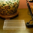 thumbnail image 2 of 10pcs PVC Cassette Tape Storage Rack Transparent Audio Tape Storage Case Clear Plastic Portable Music Collectors Container 40 wire, 2 of 5