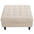 thumbnail image 3 of Allora Upholstered Large Ottoman in Beige, 3 of 4