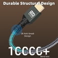 thumbnail image 5 of 16K 96Gbps Ultra High Speed HDMI-compatible Cable 8K@240Hz, 4K@480Hz for PC Laptop, HDTV, Gaming Monitor, Projector, 5 of 6