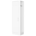thumbnail image 3 of White 2-Door 6-Shelf Tall Storage Cabinet | Provide Space for Cleaning Goods and Brooms | Built with MDF | Adapt to Slim Spaces, 3 of 3