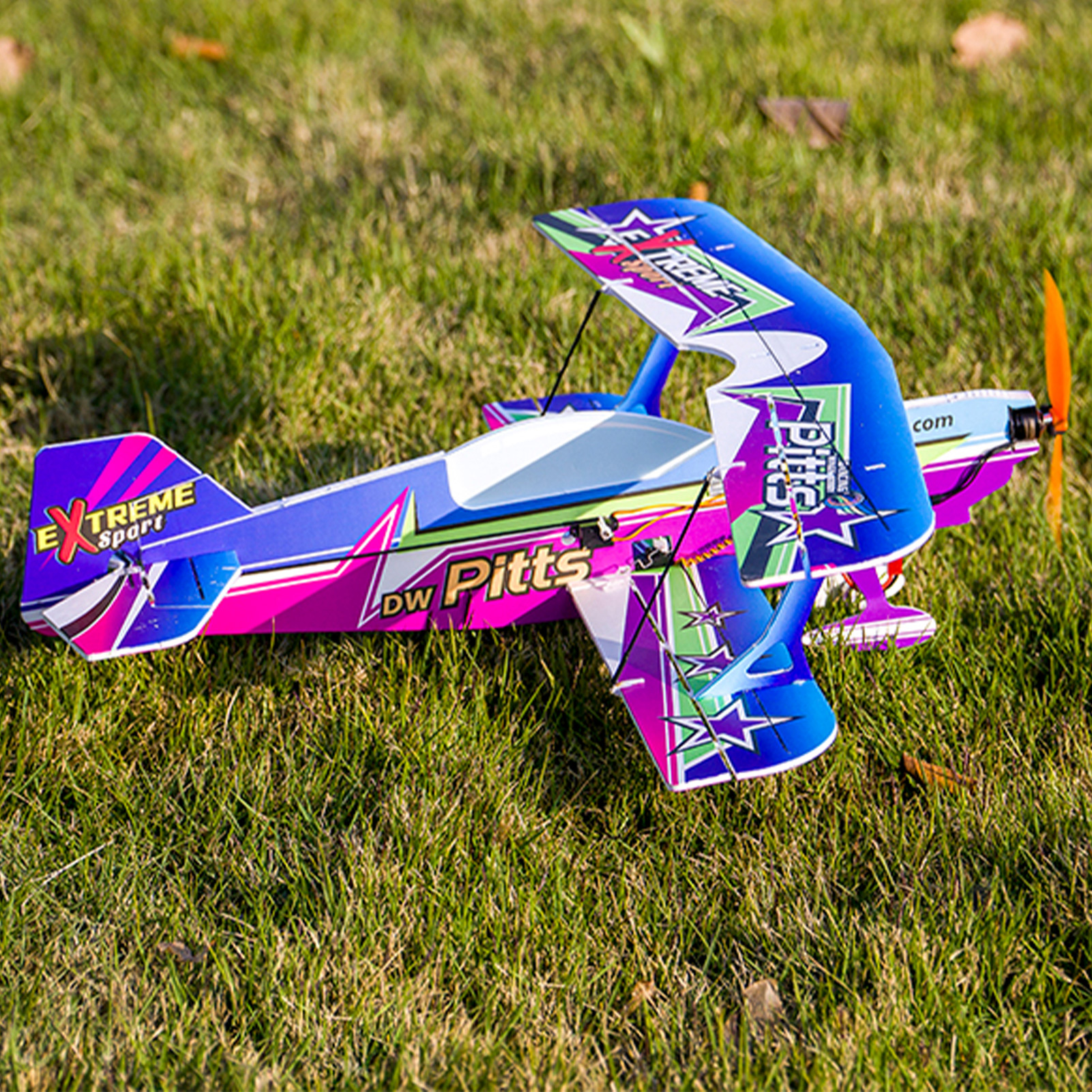 Dwh DWH E3005-152E PITTS RC Airplane Aircraft Foam Plane 450mm Wingspan Outdoor  Toys For Adults Kids Boys DIY Assembly Model With Brushless Motor Propeller Servo Receiver