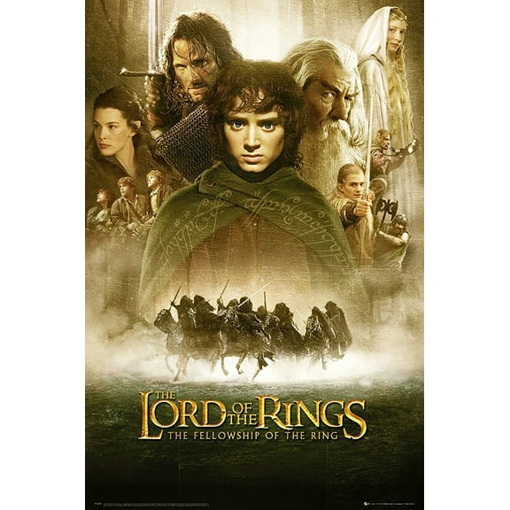 Lord Of The Rings - Fellowship Of The Ring - Movie Poster (Regular) (24" X 36")