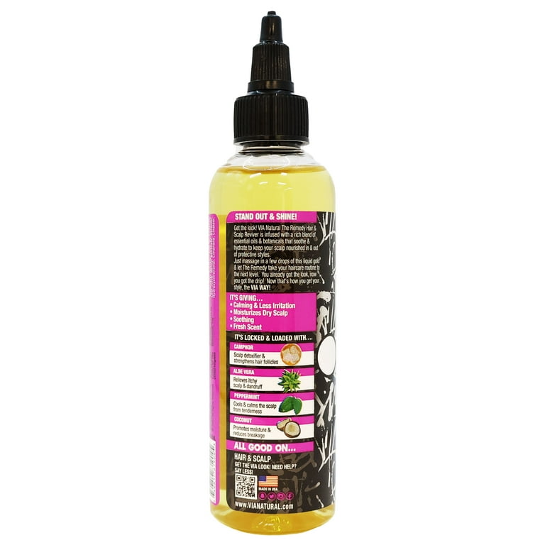 VIA NATURAL The Remedy Hair & Scalp Reviver (4oz) VIA NATURAL The Remedy Hair & Scalp Reviver (4oz)