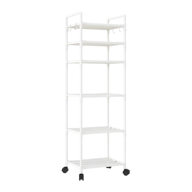 Kitchen Storage Rack,Kitchen Rack Trolley Floor Standing with Multi Layer, Household Storage for Bathroom Toiletries Daily Necessities