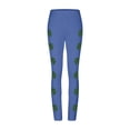 thumbnail image 5 of Hueook St. Patrick's Leggings with Pockets Yoga Pants Women's St. Patrick's Day Printed High Waist Yoga Long Yoga Pant Running Yoga Loose Leisurely Pants Blue S, 5 of 6