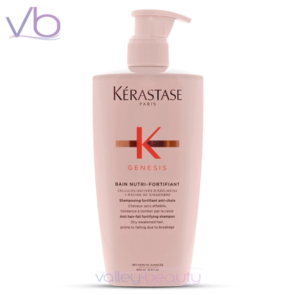 Kerastase Genesis Bain Nutri-Fortifiant | Anti Hair-Fall Shampoo (normal to dry hair), 16.9 fl.oz.