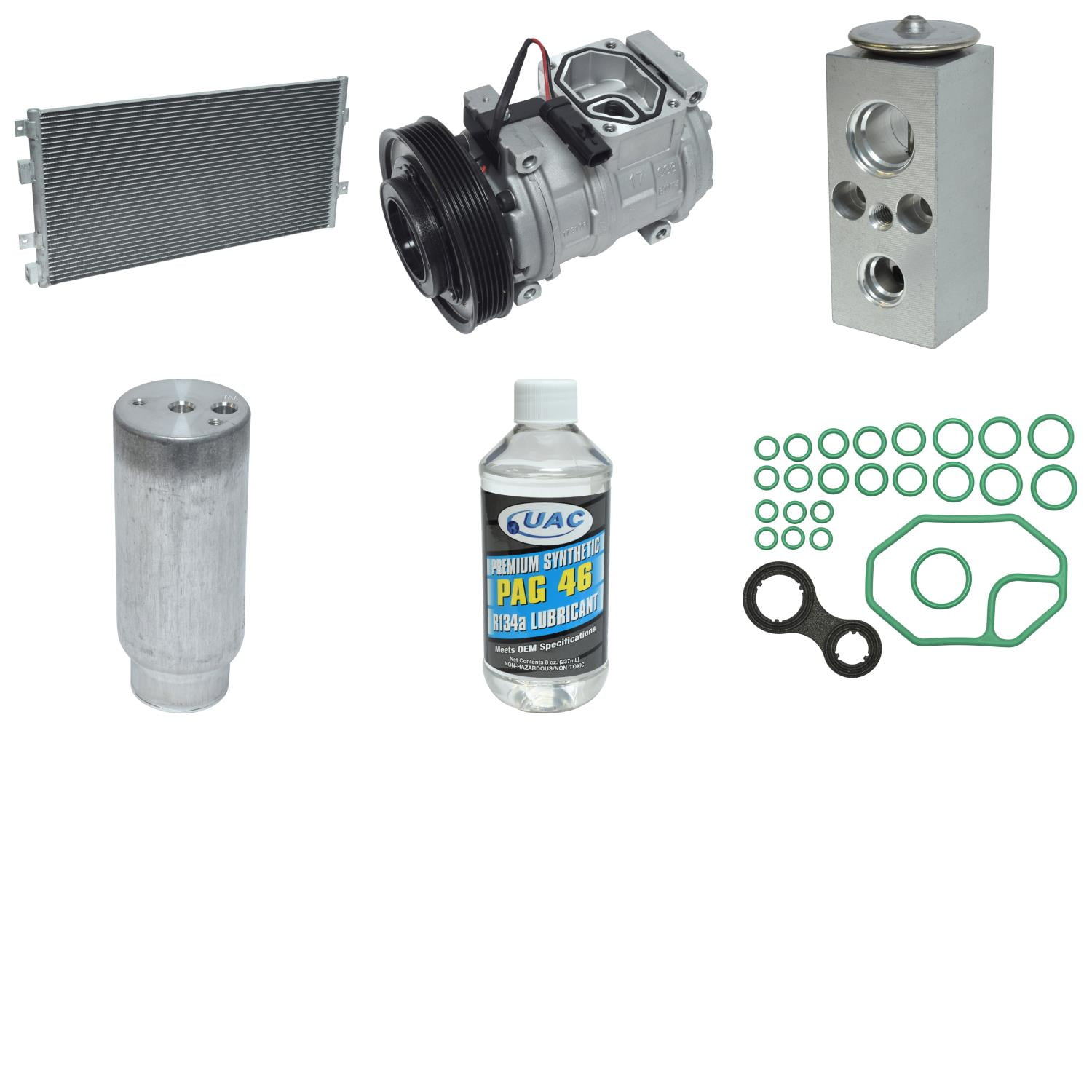 Natural GAS KT 4052 UAC A/C Compressor & Component Kit: U
