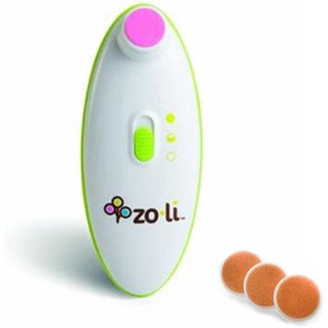 Zo-li Buzz B - Recort de uñas para bebé con almohadillas de repuesto naranjas