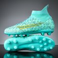 thumbnail image 3 of Zapatos de fútbol para hombre, botas de fútbol de entrenamiento TF/AG, zapatillas de deporte con picos largos, tacos cómodos para exteriores, césped interior, Unisex, 3 of 5