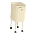 thumbnail image 1 of Cubo de basura con ruedas Contenedor de basura Cómodo Robusto Durabilidad Ergonómico Práctico Crema, 1 of 9