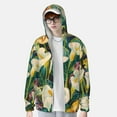 thumbnail image 2 of Fotbe Tropical Floral Jungle Chaqueta con Protección Solar UPF 50+ para Hombre y Mujer, Camisa con Capucha y Bolsillos-Medium, 2 of 7