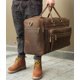 thumbnail image 2 of Bolsa de viaje de cuero de vaca Crazy Horse para hombre, bolsa de viaje grande, bolsa de fin de semana de piel de vaca duradera, bolsa de equipaje de cuero genuino, 2 of 4