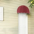 thumbnail image 4 of Awntech 3.38 Ft Bostonian Dome-Shaped Fixed Awning Canopy (40.5in x 26.25in x 20.25in), Burgundy, 4 of 4