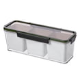 thumbnail image 3 of Esquirla Chilled Condiment Server Cold Food Buffet Server 3 Section on Ice Kitchens Appetizer Serving Tray for Appetizers Meats Outdoor, 3 of 8
