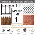 thumbnail image 2 of Speed Limit 3 Mph Mini Metal Street Sign Warning Traffic Road Street 12x16inch, 2 of 3