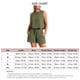 thumbnail image 1 of Conjunto de camiseta sin mangas y pantalones cortos NikouMX 2 piezas verano mujer, 1 of 2