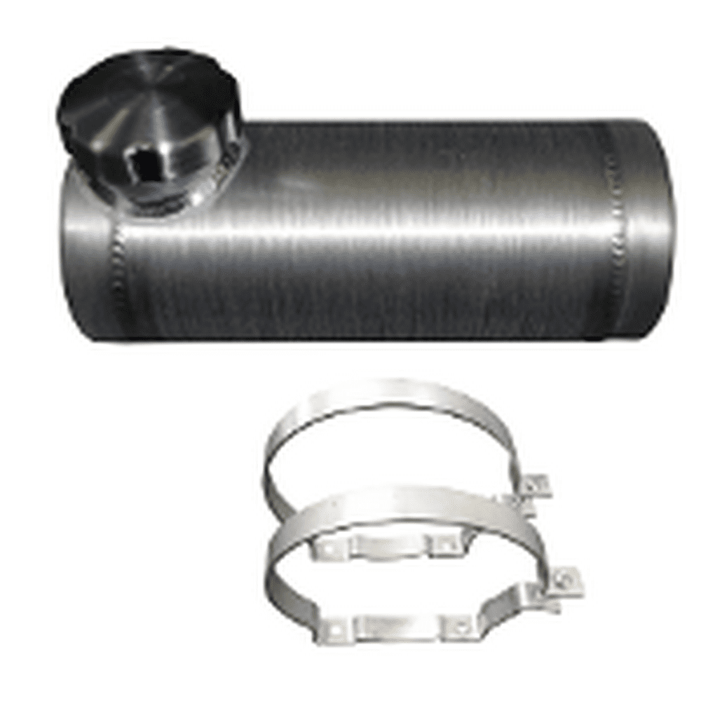 6x10 End Fill Round Spun Aluminum Gas Tank 1 Gallon