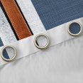thumbnail image 4 of Manfei Blue Abstract Ombre Black Out Curtains, Retro Geometric Stripes Curtains Pack of 2 (42x63 Each), Child Kid Adult Bedroom Curtains, Curtains and Drapes Room Decor, 4 of 6