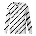 thumbnail image 4 of Blouses for Women Women's Casual Fashion Print Long Sleeve O-Neck Pullover Top Blouse, 4 of 5