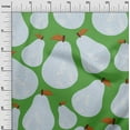 thumbnail image 3 of oneOone Cotton Cambric Light Green Fabric Fruits Sewing Material Print Fabric By The Yard 56 Inch Wide, 3 of 6