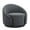 Velvet-Gray, variant on Boucle Swivel Chair Set of 2 No Assembly Round Upholstered Swivel Barrel Arm Chair Single Sofa Chair Reading Chair for Living Room-Black