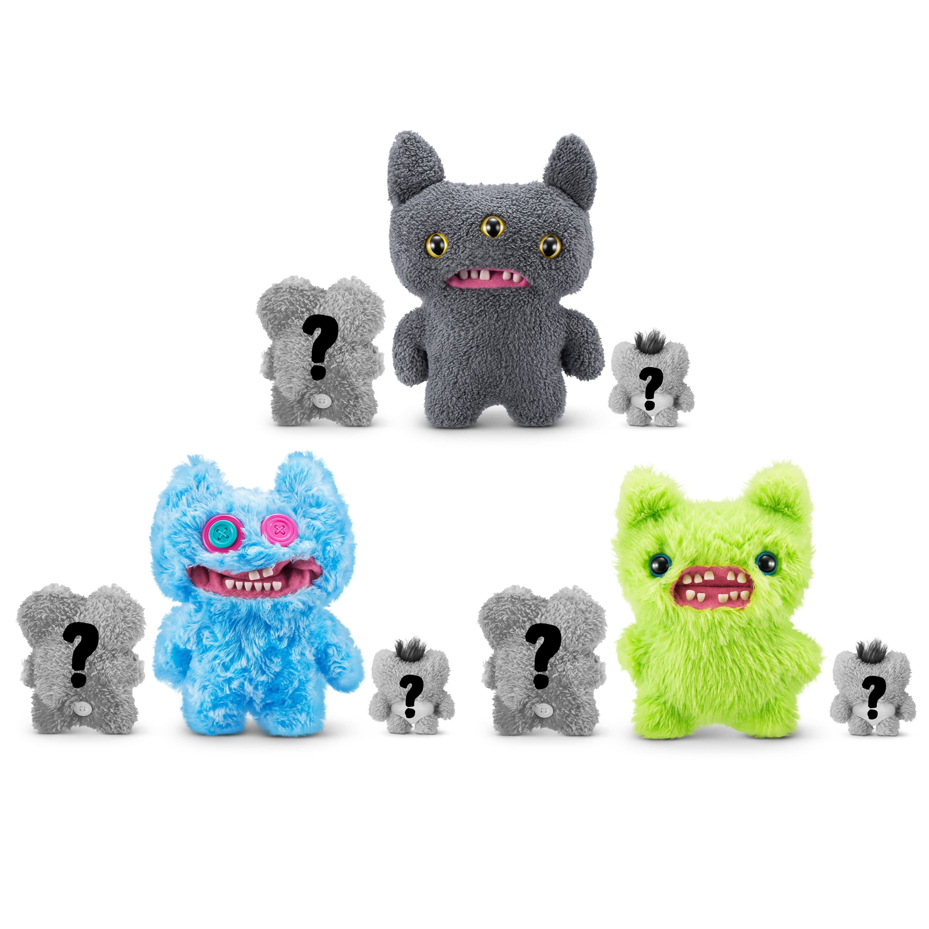 Fuggler Fugg Family 9 inch (Reeko), Funny Ugly Monster Soft Plush