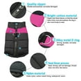 thumbnail image 4 of LingVibe Cold Proof Dog Warm Vest Jacket Coat, Winter Waterproof Windproof Clothes for Small Medium Large Dogs, Outdoor Protective Apparel for Snow and Rain,Pink,L, 4 of 6