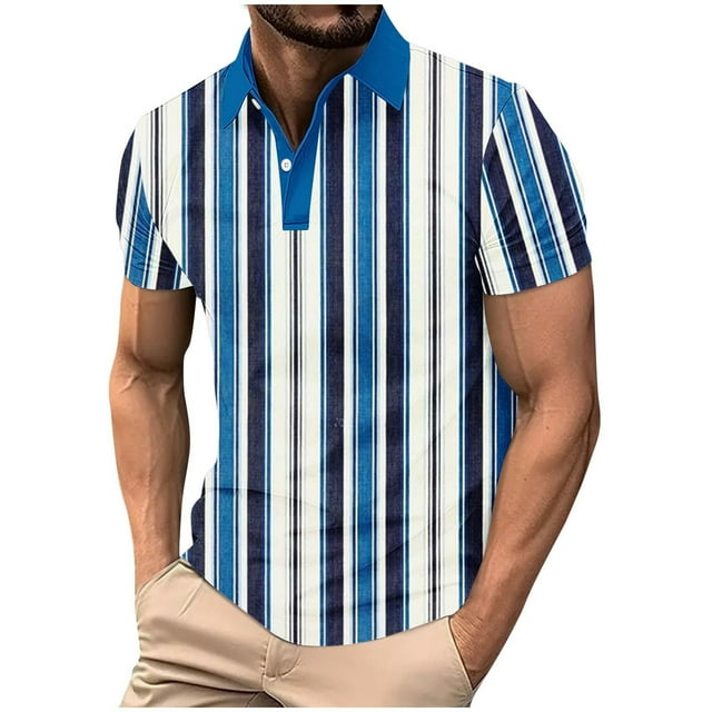 Mens Manga Corta Botón Abajo Camisas con Bolsillo Pulover Botón de Impresión de la Camisa de Solapa de Poliéster Cuello de Vuelta, Blusa Casual para Hombres