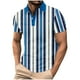 thumbnail image 1 of Mens Manga Corta Botón Abajo Camisas con Bolsillo Pulover Botón de Impresión de la Camisa de Solapa de Poliéster Cuello de Vuelta, Blusa Casual para Hombres, 1 of 5
