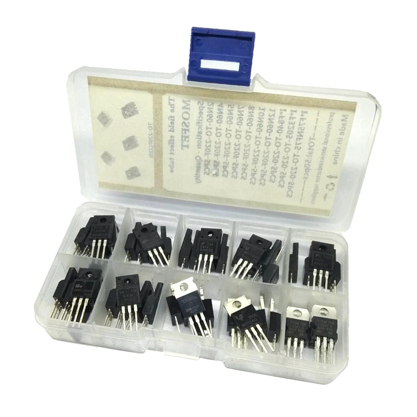 50Pcs Transistor Repair with Box Voltage Regulator Transistor