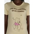thumbnail image 4 of Winnie the Pooh Women’s Maternity Graphic Tee with Short Sleeves, Sizes XS-2X, 4 of 5