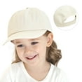 thumbnail image 2 of Grblisyd Kids Baseball Cap for Children Solid Color Stylish Hat Design for All Ages 4-8 Years Girls and Boys, 2 of 3