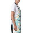 thumbnail image 6 of Zufioo Colorful Dog Print Adult Waterproof Apron, Cooking Apron, Flower Arranging and Painting Apron-Adjustable Straps, with Pockets, Kitchen Supplies-One Size, 6 of 9