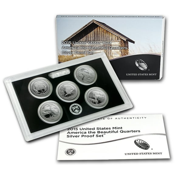 2015-S America the Beautiful Quarters Silver Proof Set